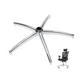PM | Office Chair Base Replacement - 28 Inch Office Chair Base, Heavy Duty 2400 Lbs, Reinforced Metal Desk Chair Replacement, Universal Gas Cylinder Hole Caster Socket
